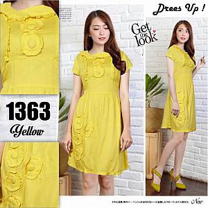 dress 1363 kuning