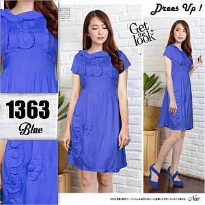 dress 1363 biru