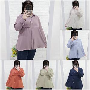 Blouse Kemeja Linen Tunica