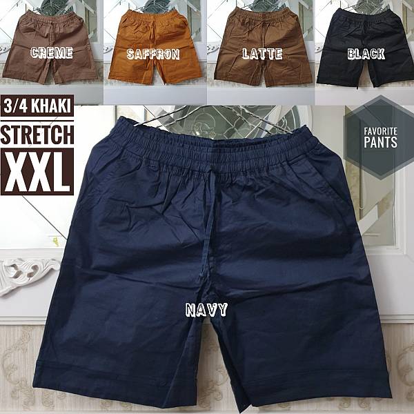 Viclaus 3-4 Baggie Khaki Stretch XXL VIC-K3005